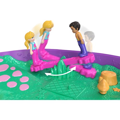 Polly Pocket Hedgehog Mom and Baby Wearable Compact Playset