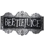 Beetlejuice Wall Hanging Sign