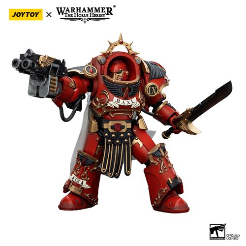 Joy Toy Warhammer Horus Heresy Blood Angels Legion Praetor in Tartaros Terminator Armor 1:18 Scale A