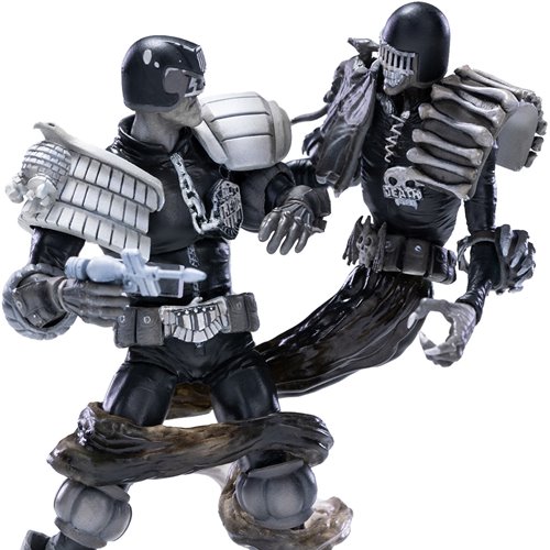 Judge Dredd vs. Death Black and White 1:18 Action Figure 2-Pack - San Diego Comic-Con 2022 Previews Exclusive