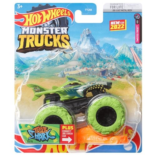 Hot Wheels Monster Truck 1:64 Scale Vehicle Mix 10 Case of 8