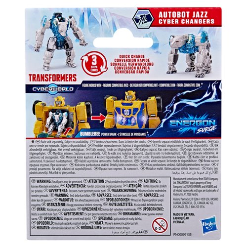Transformers Cyberworld Autobot Jazz Cyber Changers Energon Surge