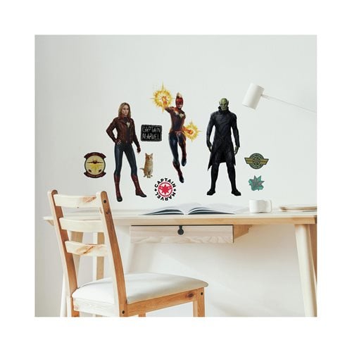 Captain Marvel Peel and Stick Wall Decals
