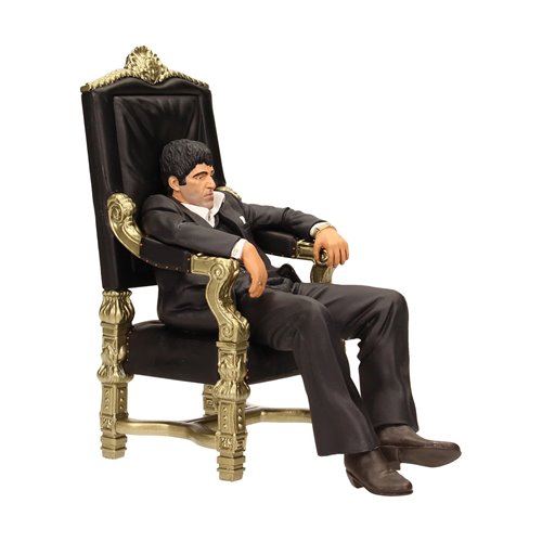 Scarface Tony Montana on the Throne Movie Icons 7-Inch Statue