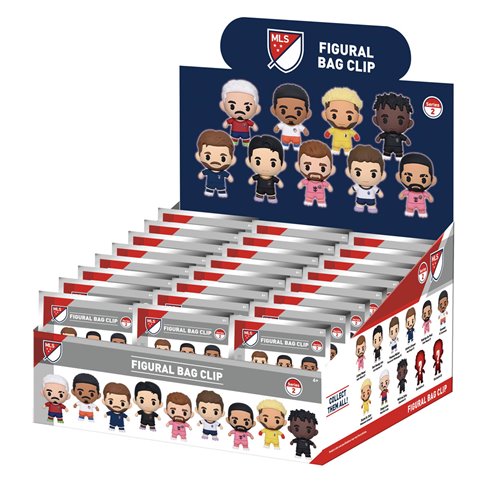 MLS Players Series 2 3D Foam Bag Clip Display Case of 24