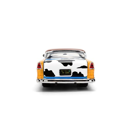 Hollywood Rides Toy Story 1955 Chevrolet Bel Air 1:24 Scale Die-Cast Metal Vehicle with Woody Figure