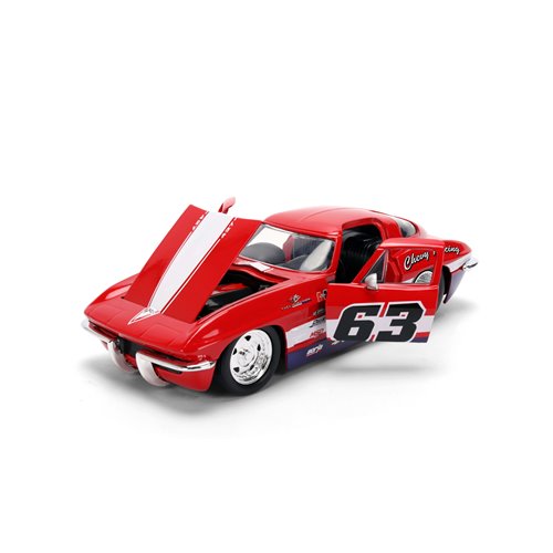 Bigtime Muscle 1963 Chevrolet Corvette Stingray 1:24 Scale Die-Cast Metal Vehicle