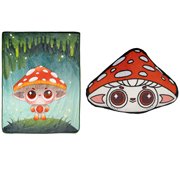 Capkins Fly Mushroom Pillow Blanket