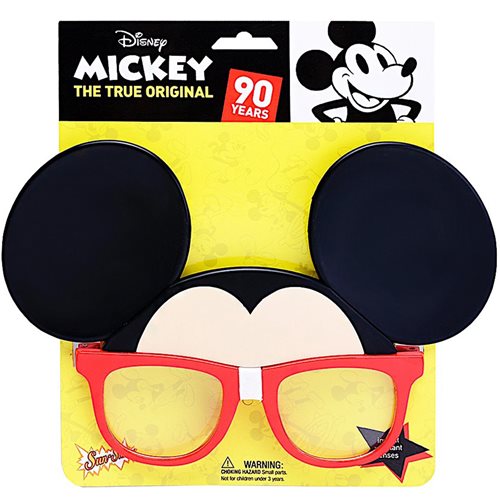 Mickey Mouse Nerd Sun-Staches
