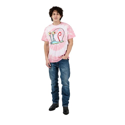 SpongeBob SquarePants Gary Big Face Tie-Dye T-Shirt