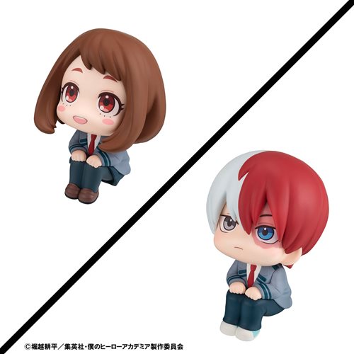 My Hero Academia Ochaco Uraraka and Shoto Todoroki Look Up Mini-Figure Set
