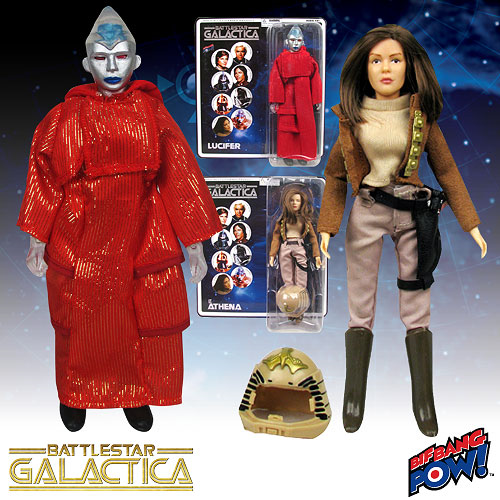 Battlestar Galactica Lucifer and Lt. Athena Action Figures