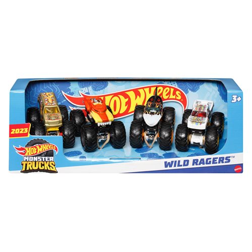 Hot Wheels Monster Trucks 1:64 Scale 2023 Mix 1 4-Pack Case of 6