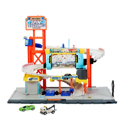 Matchbox Spin Cyclone Car Wash Playset