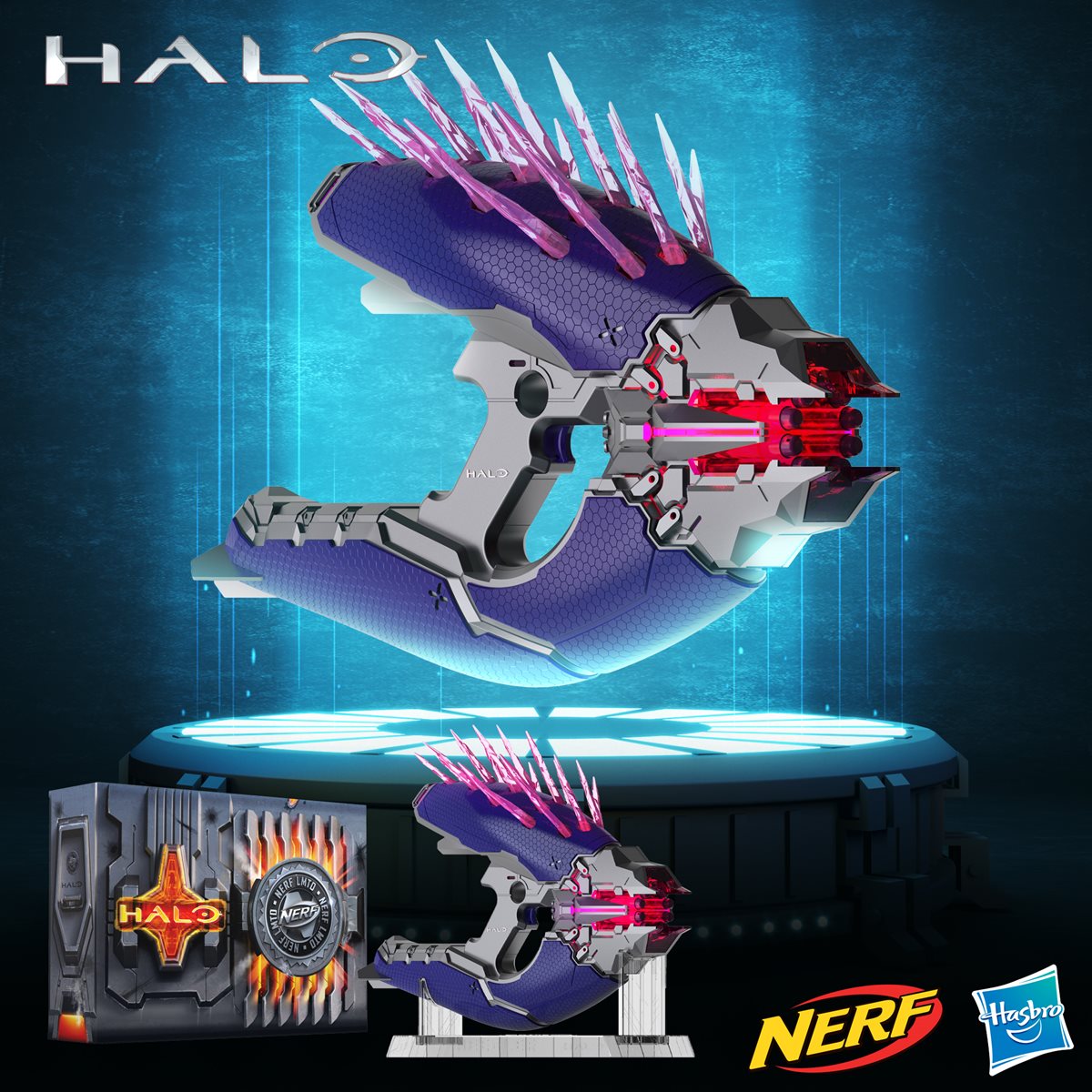 Nerf Halo Microshots Needler Blaster + 2 Darts 