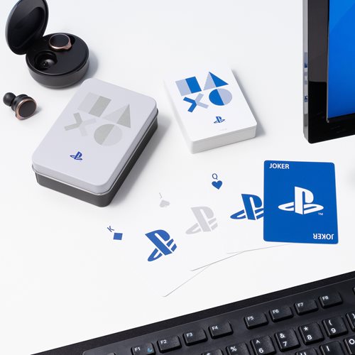 PlayStation PS5 Playing Cards in Collectible Tin
