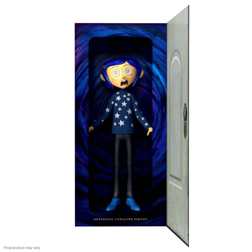 Coraline (Button Eyes) SuperSize 16-Inch Vinyl Figure