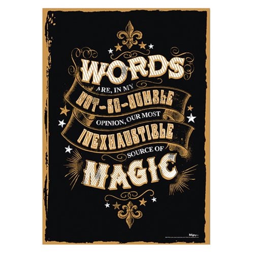 Harry Potter Magic Words MightyPrint Wall Art Print