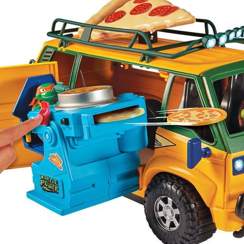 Teenage Mutant Ninja Turtles Mutant Mayhem Pizza Fire Delivery Van Vehicle