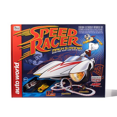 Speed Racer Mach 5 Mania Electric Slot Race Playset