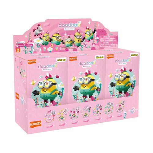Minions Daadoos Art Series 01 Fluffy Dreams Clip-On Case of 6