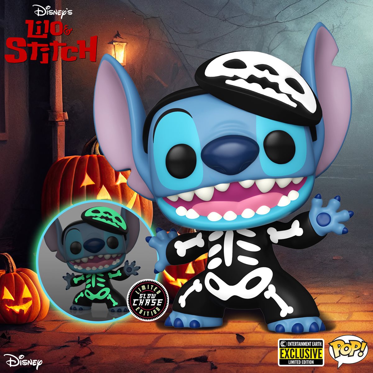 Skeleton Stitch #1234 - Disney Lilo & Stitch - Funko Pop! Vinyl Figure –  H&P Collectibles