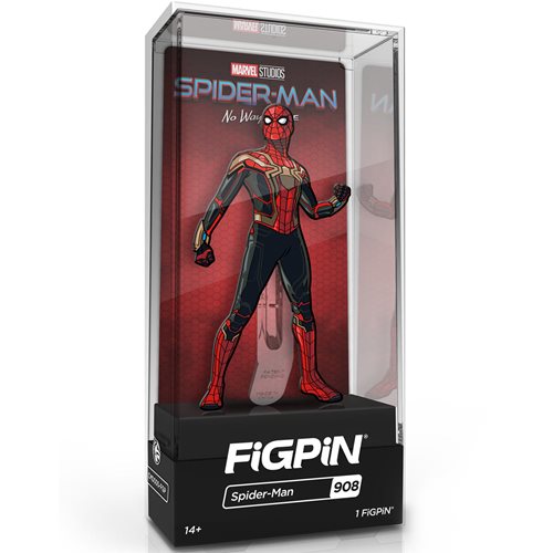 Spider-Man: No Way Home Spider-Man Standing FiGPiN Classic 3-Inch Enamel Pin
