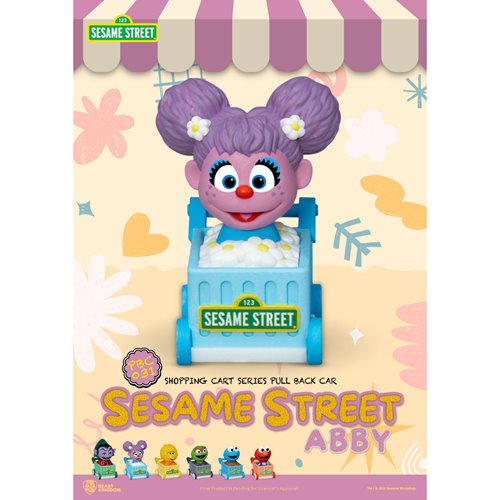 Sesame Street Shopping Cart Pull Back Car Series PBC-031 Vehicle Blind Box Case of 6