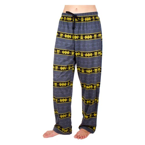 Batman Ugly Christmas Print Pajama Pants