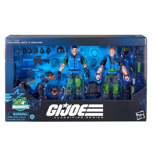 G.I. Joe Classified Series Mad Marauders Footloose, Mutt, & Junkyard 6-Inch Action Figures