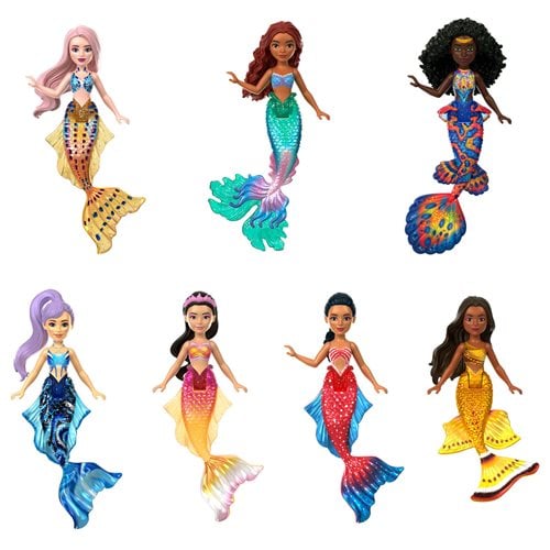 Disney The Little Mermaid Ariel and Sisters Small Doll Set