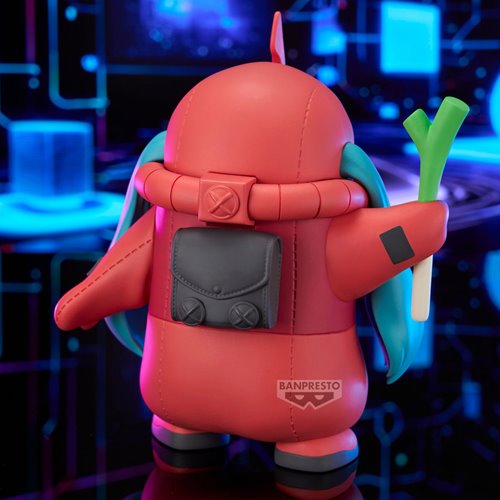 Gundam 45th Anniversary x Hatsune Miku Char's Zaku Costume Hatsune Miku Version Statue