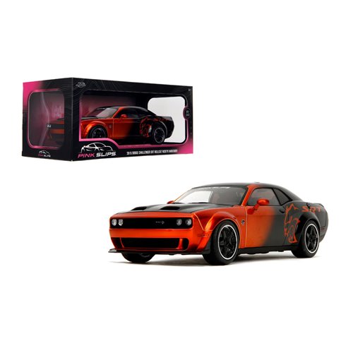 Pink Slips Wave 1 2015 Dodge Challenger SRT Hellcat Redeye Widebody 1:18 Scale Die-Cast Metal Vehicl