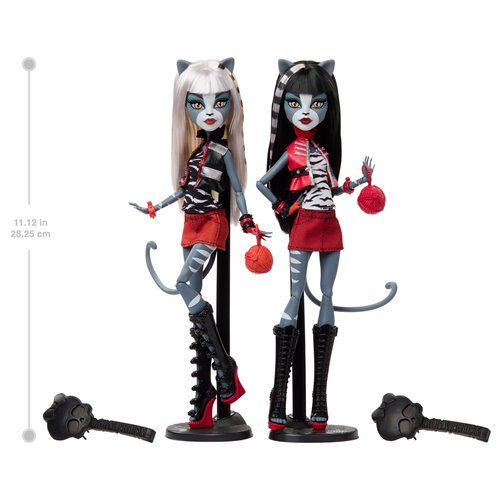 Monster High Boo-riginal Creeproduction Meowlody and Purrsephone Doll 2-Pack