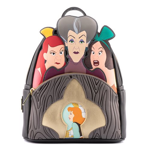 Disney Villains Lady Tremaine, Anastasia, and Drizella Mini-Backpack