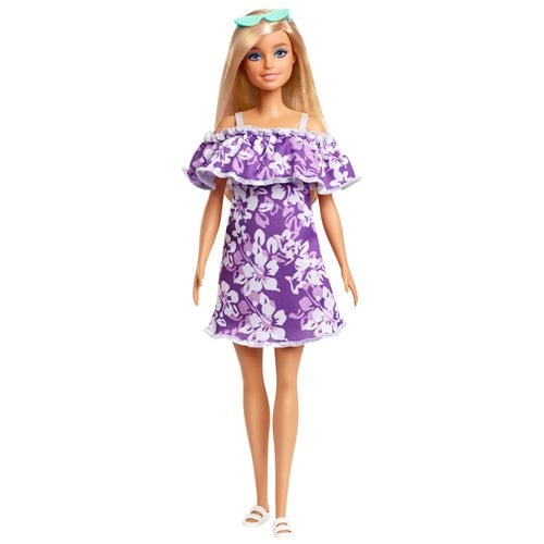 Barbie Loves the Ocean Doll with Purple Floral Dress