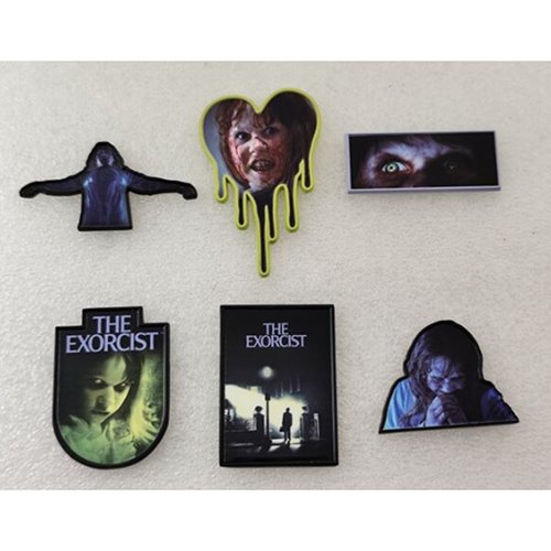The Exorcist Enamel Pin VHS 6-Piece Set