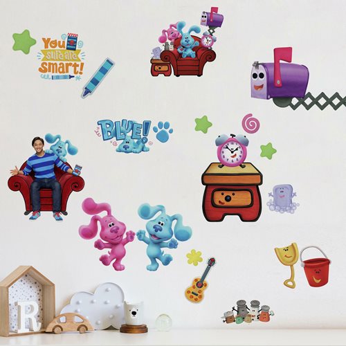 Blue's Clues Peel and Stick Wall Decals