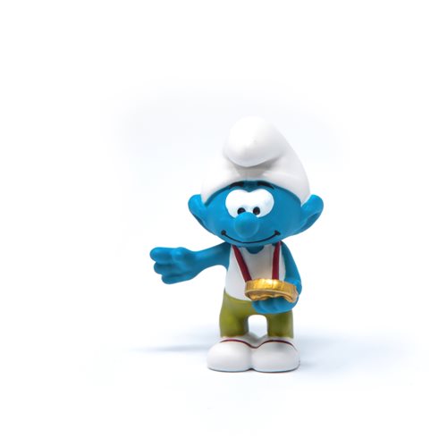 Smurfs Smurf with Medal Collectible Figure