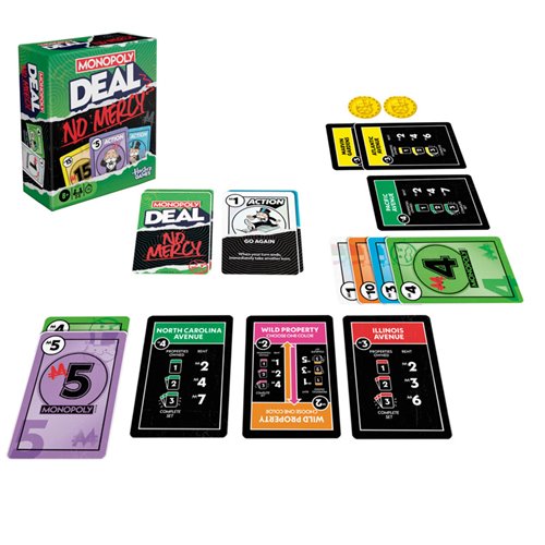 Monopoly Deal No Mercy Card Game