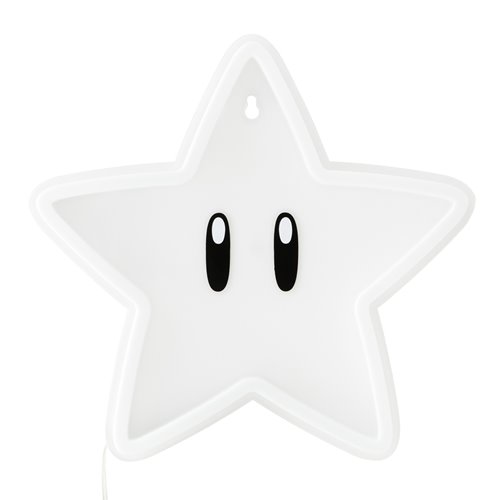 Super Mario Bros. Super Star Wall Mountable LED Neon Light