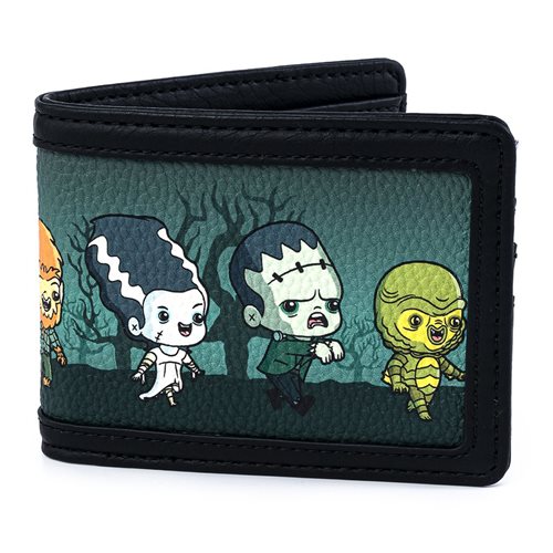 Universal Monsters Chibi Characters Bi-fold Wallet