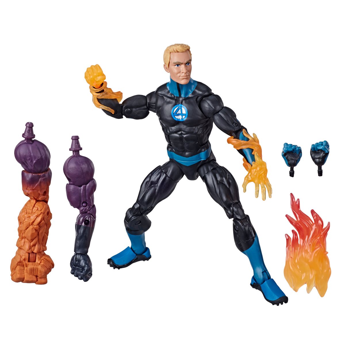 Fantastic Four collection Mr Fantastic Marvel Legends Thing Human Torch