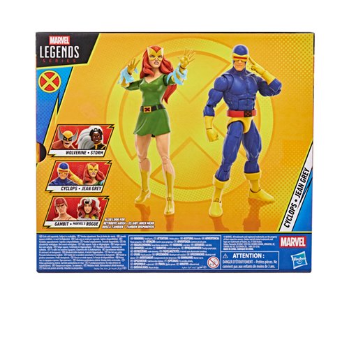 X-Men 97 Marvel Legends Cyclops and Jean Grey 6-Inch Action Figures