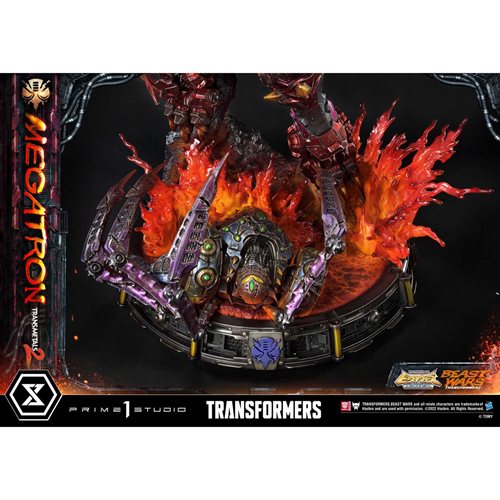 Transformers: Beast Wars Megatron Transmetal 2 Premium Masterline Statue