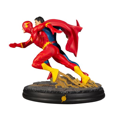 DC Battle Superman vs. The Flash Racing Statue