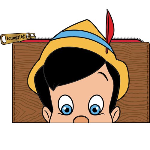 Pinocchio Peeking Flap Wallet