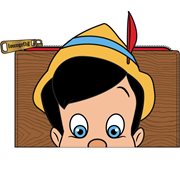 Pinocchio Peeking Flap Wallet