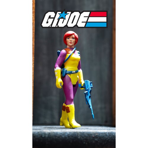 G.I. Joe DIC Purple Scarlett 3 3/4-Inch ReAction Figure