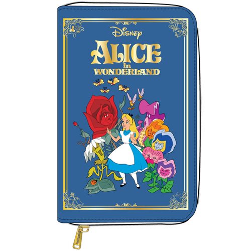 Alice in Wonderland Classic Book Zip-Around Wallet